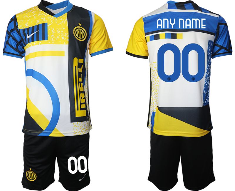 Men 2020-2021 Club Inter Milan Third away black customized Nike Soccer Jersey->inter milan jersey->Soccer Club Jersey